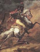 Theodore   Gericault Chasseur of the Imperial Guard,Charging (mk10) china oil painting artist